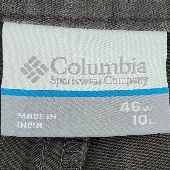 Columbia Men's Flat Front Shorts Gray Size 46 x 10 - Picture 4 of 4